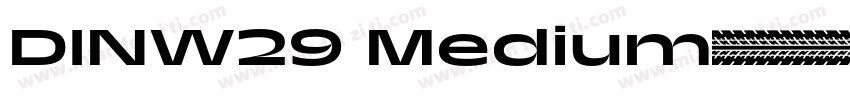 DINW29 Medium字体转换